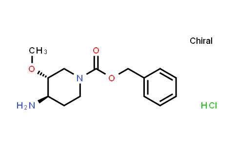2177264-15-0 | benzyl trans-4-amino-3-methoxy-piperidine-1-carboxylate;hydrochloride