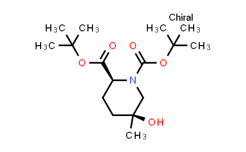 2940859-04-9 | ditert-butyl (2S,5S)-5-hydroxy-5-methyl-piperidine-1,2-dicarboxylate
