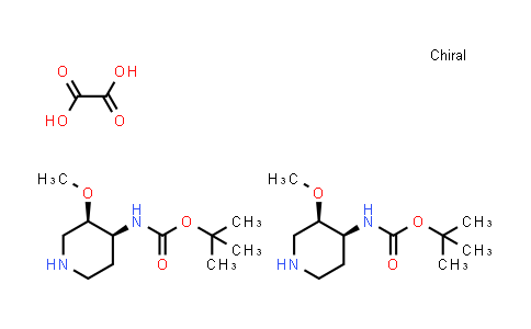 2253105-08-5 | tert-butyl N-[(3R,4S)-3-methoxy-4-piperidyl]carbamate;hemi(oxalic acid)