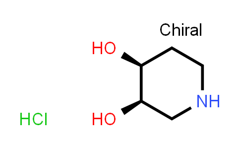 CAS No. 374890-43-4, (3R,4S)-piperidine-3,4-diol;hydrochloride