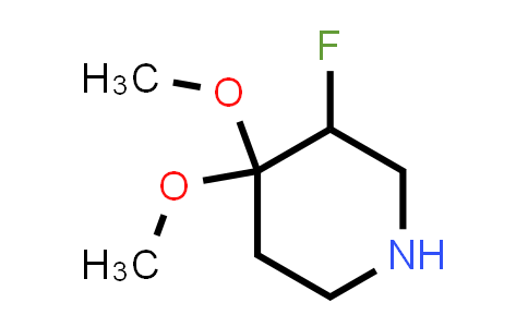 CAS No. 355006-64-3, 3-fluoro-4,4-dimethoxypiperidine