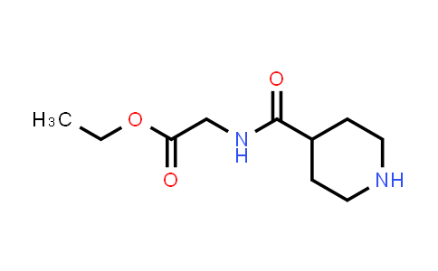 82827-44-9 | ethyl 2-[(piperidin-4-yl)formamido]acetate