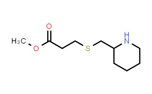 MC845107 | 1250393-11-3 | methyl 3-{[(piperidin-2-yl)methyl]sulfanyl}propanoate