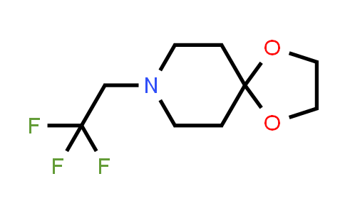 CAS No. 710350-66-6, 8-(2,2,2-trifluoroethyl)-1,4-dioxa-8-azaspiro[4.5]decane