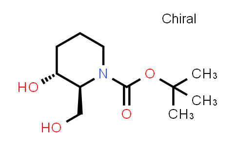 305838-43-1 | tert-butyl (2S,3R)-3-hydroxy-2-(hydroxymethyl)piperidine-1-carboxylate