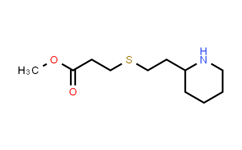 DY845316 | 1249886-86-9 | methyl 3-{[2-(piperidin-2-yl)ethyl]sulfanyl}propanoate