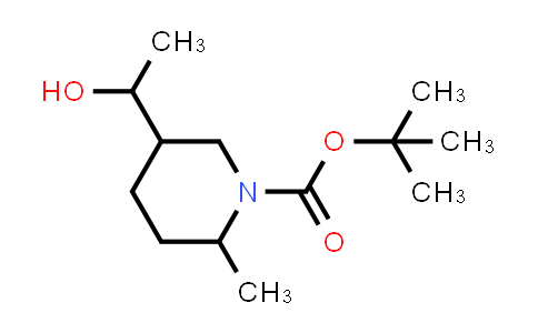MC845451 | 2169484-23-3 | tert-butyl 5-(1-hydroxyethyl)-2-methyl-piperidine-1-carboxylate