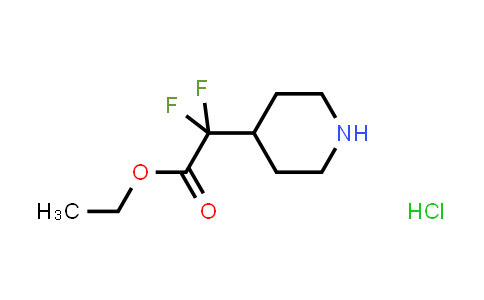 1258637-84-1 | ethyl 2,2-difluoro-2-(4-piperidyl)acetate;hydrochloride