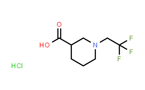 50586-00-0 | 1-(2,2,2-trifluoroethyl)piperidine-3-carboxylic acid hydrochloride