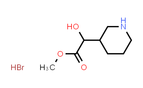 MC845575 | 1423032-04-5 | methyl 2-hydroxy-2-(3-piperidyl)acetate;hydrobromide