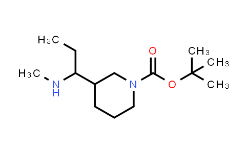 DY845590 | 1334495-15-6 | tert-butyl 3-[1-(methylamino)propyl]piperidine-1-carboxylate