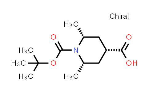 2059917-37-0 | rel-(2S,4r,6R)-1-tert-butoxycarbonyl-2,6-dimethyl-piperidine-4-carboxylic acid