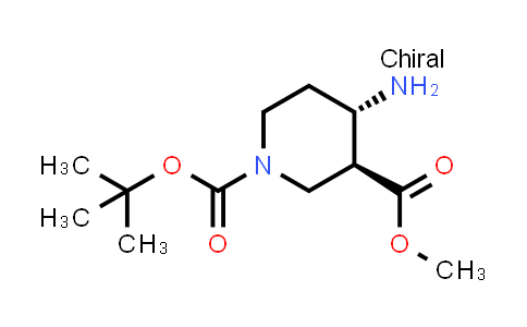 MC845629 | 859855-38-2 | O1-tert-butyl O3-methyl (3S,4S)-4-aminopiperidine-1,3-dicarboxylate