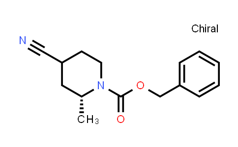 2227202-43-7 | benzyl (2R)-4-cyano-2-methyl-piperidine-1-carboxylate