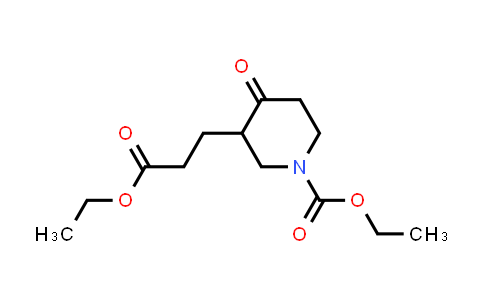 130819-99-7 | ethyl 3-(3-ethoxy-3-oxopropyl)-4-oxopiperidine-1-carboxylate