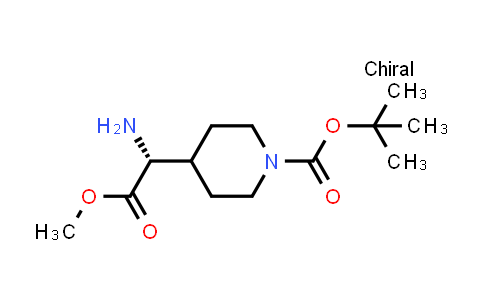 MC845801 | 357413-60-6 | tert-butyl 4-[(1R)-1-amino-2-methoxy-2-oxo-ethyl]piperidine-1-carboxylate