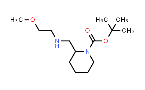 887588-49-0 | tert-butyl 2-{[(2-methoxyethyl)amino]methyl}piperidine-1-carboxylate