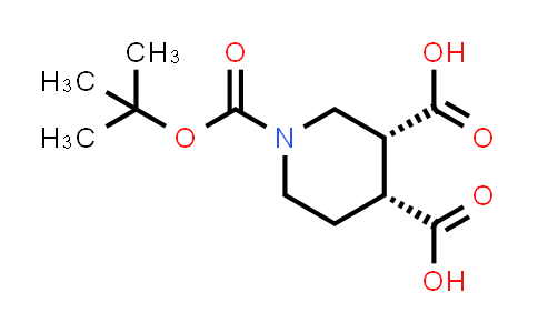 441297-72-9 | cis-1-[(tert-butoxy)carbonyl]piperidine-3,4-dicarboxylic acid