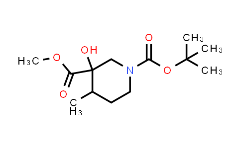 2920424-49-1 | O1-tert-butyl O3-methyl 3-hydroxy-4-methyl-piperidine-1,3-dicarboxylate
