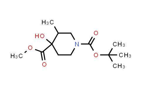 2121126-45-0 | O1-tert-butyl O4-methyl 4-hydroxy-3-methyl-piperidine-1,4-dicarboxylate