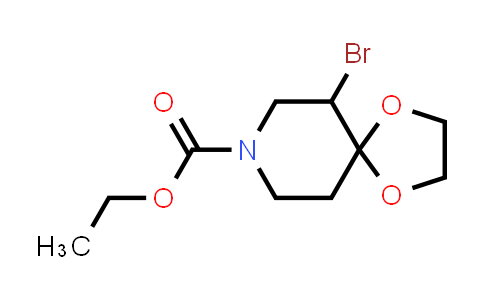 MC845962 | 160488-61-9 | 6-Bromo-1,4-dioxa-8-azaspiro[4.5]decane-8-carboxylic acid ethyl ester