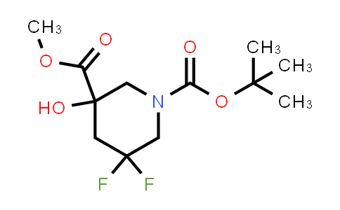 2920428-37-9 | O1-tert-butyl O3-methyl 5,5-difluoro-3-hydroxy-piperidine-1,3-dicarboxylate