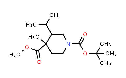 2920424-51-5 | O1-tert-butyl O4-methyl 3-isopropyl-4-methyl-piperidine-1,4-dicarboxylate