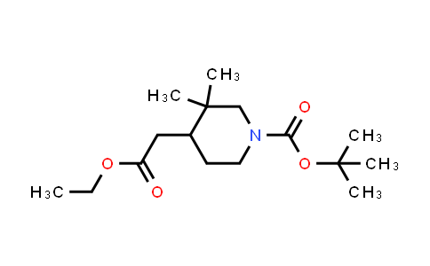 958026-96-5 | tert-butyl 4-(2-ethoxy-2-oxoethyl)-3,3-dimethylpiperidine-1-carboxylate
