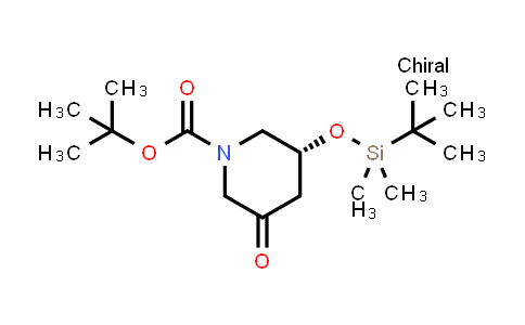 1179348-74-3 | tert-butyl (3R)-3-[tert-butyl(dimethyl)silyl]oxy-5-oxo-piperidine-1-carboxylate