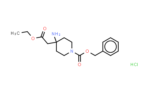 MC846087 | 303037-53-8 | benzyl 4-amino-4-(2-ethoxy-2-oxo-ethyl)piperidine-1-carboxylate;hydrochloride
