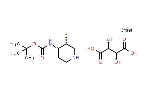 MC846095 | 2413564-99-3 | tert-butyl N-[(3R,4S)-3-fluoro-4-piperidyl]carbamate;(2S,3S)-2,3-dihydroxybutanedioic acid