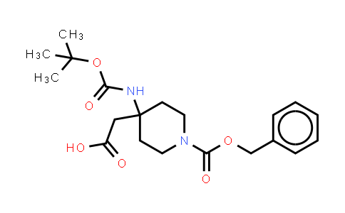 303037-51-6 | 2-{1-[(benzyloxy)carbonyl]-4-{[(tert-butoxy)carbonyl]amino}piperidin-4-yl}acetic acid