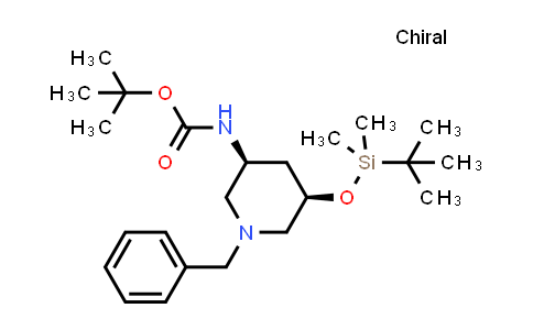 MC846111 | 708253-91-2 | tert-butyl N-[(3S,5R)-1-benzyl-5-[tert-butyl(dimethyl)silyl]oxy-3-piperidyl]carbamate