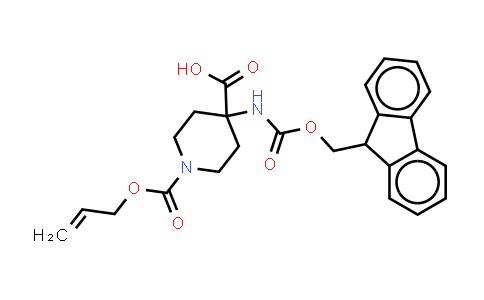 MC846118 | 914358-24-0 | 1-allyloxycarbonyl-4-(9H-fluoren-9-ylmethoxycarbonylamino)piperidine-4-carboxylic acid