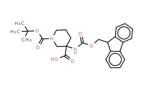 MC846122 | 368866-21-1 | 1-tert-butoxycarbonyl-3-(9H-fluoren-9-ylmethoxycarbonylamino)piperidine-3-carboxylic acid