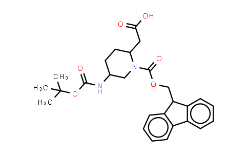 MC846124 | 2219368-41-7 | 2-[5-(tert-butoxycarbonylamino)-1-(9H-fluoren-9-ylmethoxycarbonyl)-2-piperidyl]acetic acid