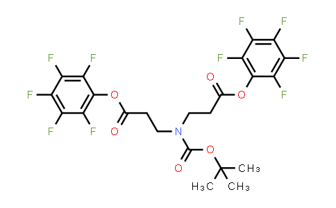 CAS No. 391247-73-7, (2,3,4,5,6-pentafluorophenyl) 3-[tert-butoxycarbonyl-[3-oxo-3-(2,3,4,5,6-pentafluorophenoxy)propyl]amino]propanoate