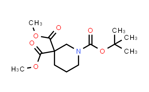1629455-41-9 | O1-tert-butyl O3,O3-dimethyl piperidine-1,3,3-tricarboxylate