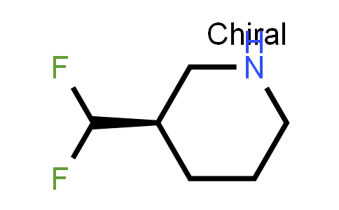 1932183-72-6 | (3R)-3-(difluoromethyl)piperidine