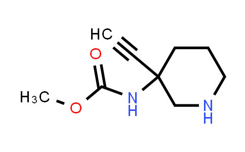 2604516-72-3 | methyl N-(3-ethynyl-3-piperidyl)carbamate