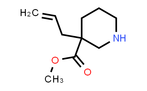 1823996-00-4 | methyl 3-(prop-2-en-1-yl)piperidine-3-carboxylate