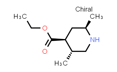 CAS No. 2940856-52-8, ethyl rel-(2R,4S,5R)-2,5-dimethylpiperidine-4-carboxylate