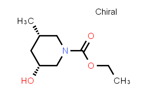 1932073-21-6 | ethyl (3R,5S)-3-hydroxy-5-methylpiperidine-1-carboxylate