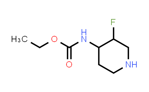 CAS No. 2302493-92-9, ethyl N-(3-fluoropiperidin-4-yl)carbamate