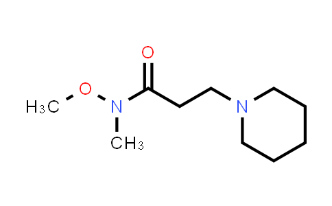 405212-52-4 | N-methoxy-N-methyl-3-(piperidin-1-yl)propanamide