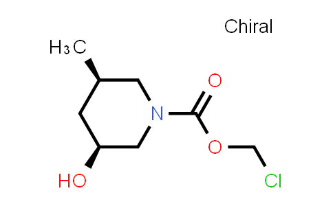 2165826-32-2 | chloromethyl (3S,5R)-3-hydroxy-5-methylpiperidine-1-carboxylate