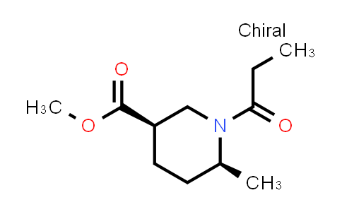 2991104-44-8 | methyl (3R,6S)-6-methyl-1-propanoylpiperidine-3-carboxylate