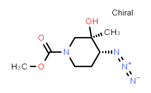 1035095-51-2 | methyl trans-4-azido-3-hydroxy-3-methyl-piperidine-1-carboxylate