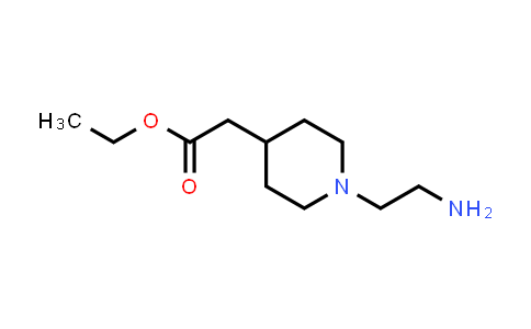 CAS No. 2990097-57-7, ethyl 2-[1-(2-aminoethyl)piperidin-4-yl]acetate