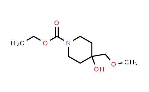 CAS No. 2297626-49-2, ethyl 4-hydroxy-4-(methoxymethyl)piperidine-1-carboxylate